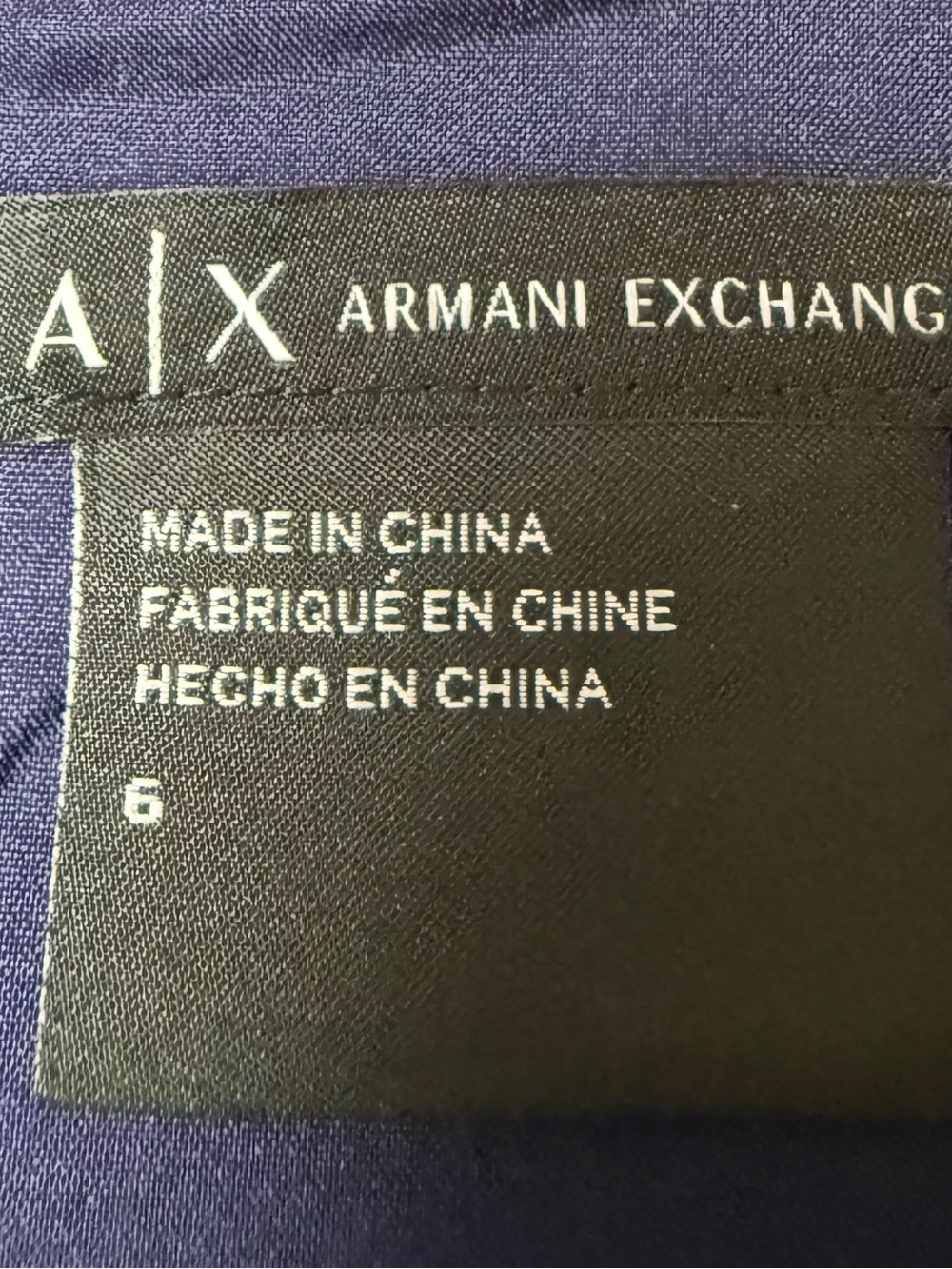 Armani Exchange A-Line Sleeveless Dress - Picture 7 of 7